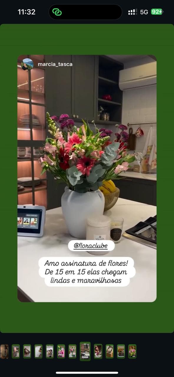 Story de @marcia_tasca